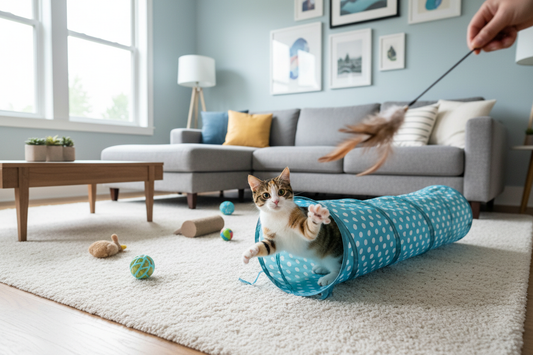 How to Keep an Indoor Cat Entertained