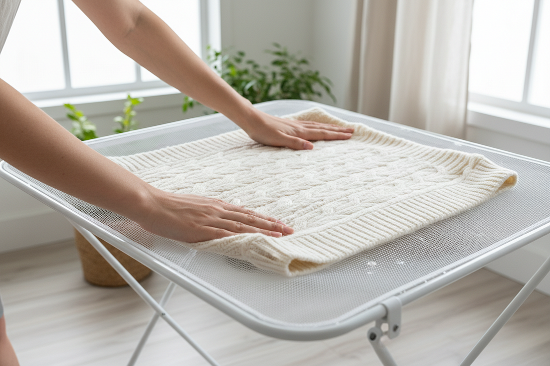 How to Dry Wool Flat