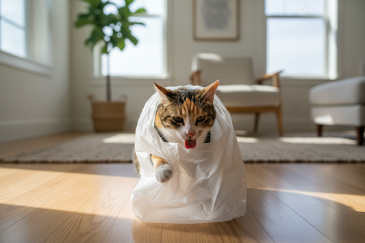 Why Does My Cat Lick Plastic Bags?