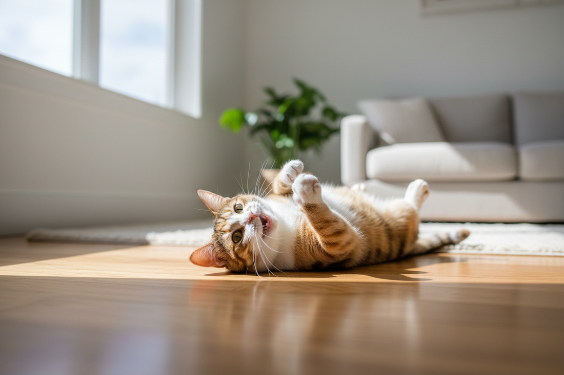 Why Does My Cat Roll on the Floor?