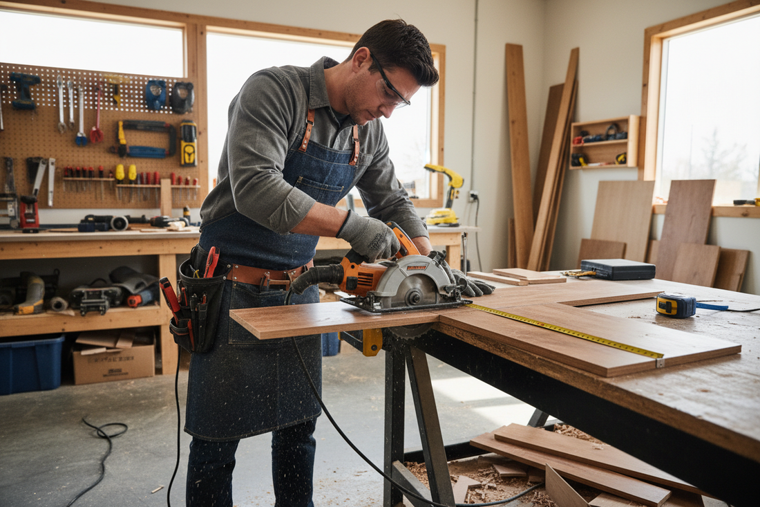 How to Cut Hardwood Floor Planks