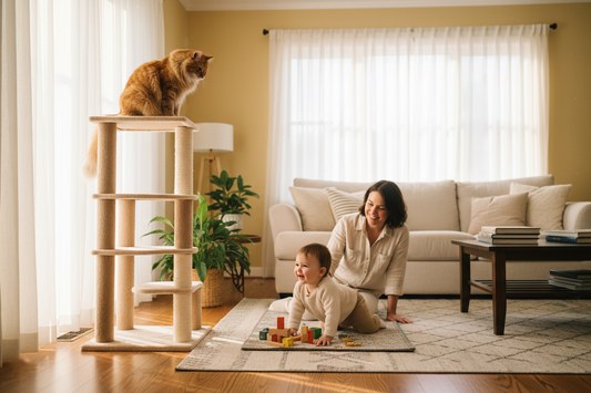 How to Keep Your Cat Safe Around a Baby