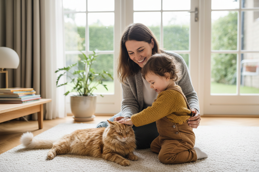 How to Keep Your Cat Safe Around a Toddler