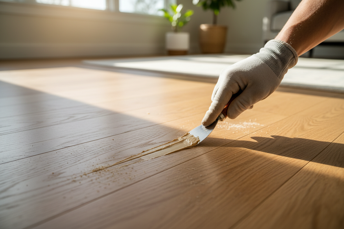 How to Fix Deep Scratch in Hardwood Floor