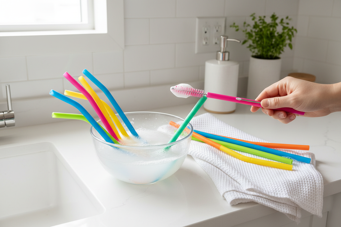 How to Clean Silicone Straws