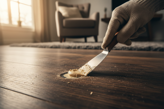 How to Fix Dent in Hardwood Floor