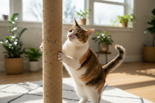 How to Get Your Cat to Use a Scratching Post