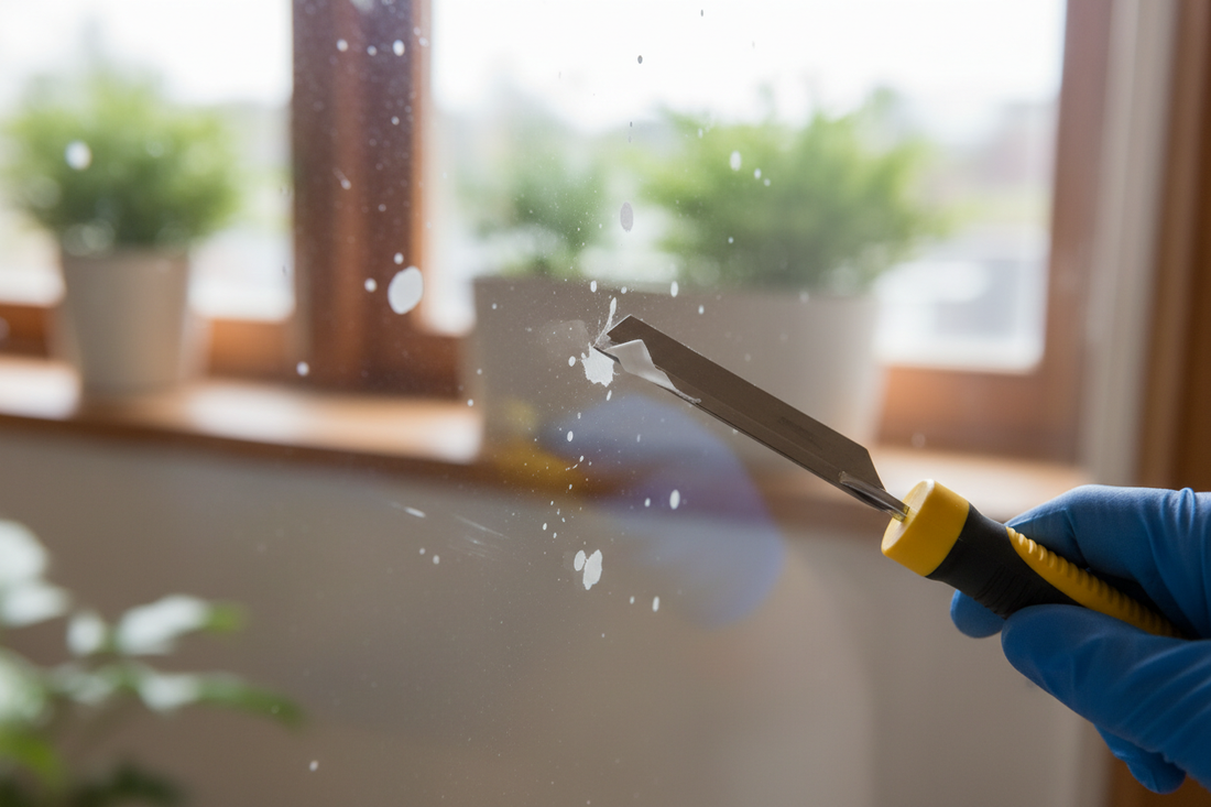 How to Clean Paint from Glass