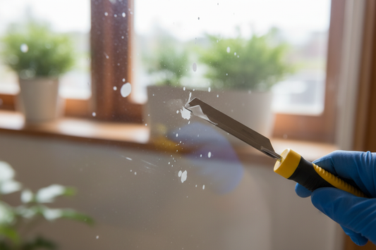 How to Clean Paint from Glass