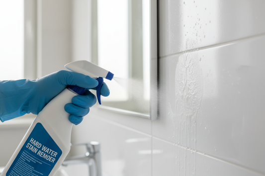 How to Remove Hard Water Stains from Bathroom Tiles