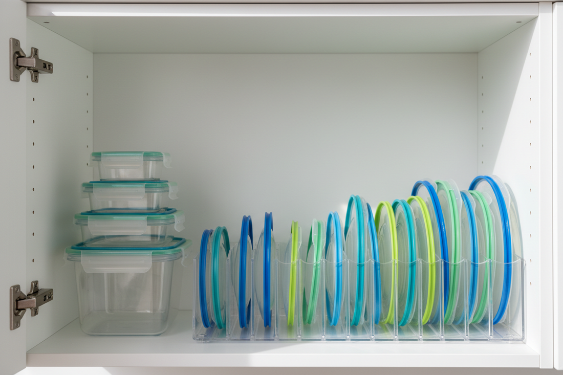 How to Organize Tupperware Lids