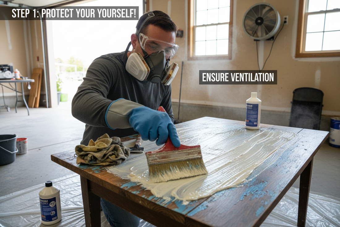 How to Use Paint Stripper Safely