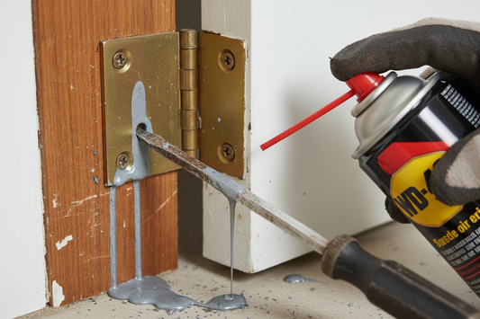 How to Fix a Squeaky Door Hinge