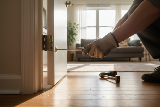 How to Fix a Door Hinge That Is Loose