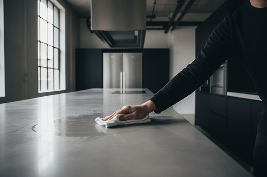 How to Clean Concrete Countertops