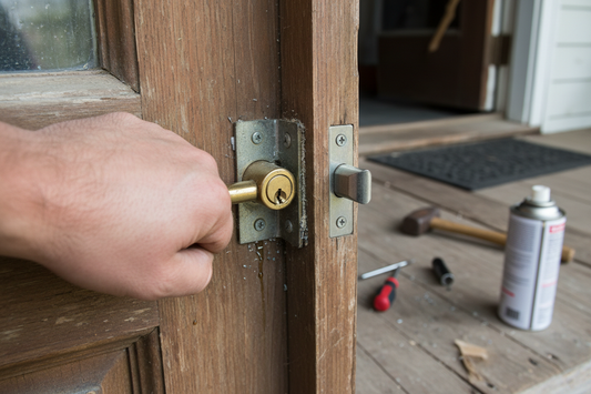 How to Fix a Door Lock That Won't Lock