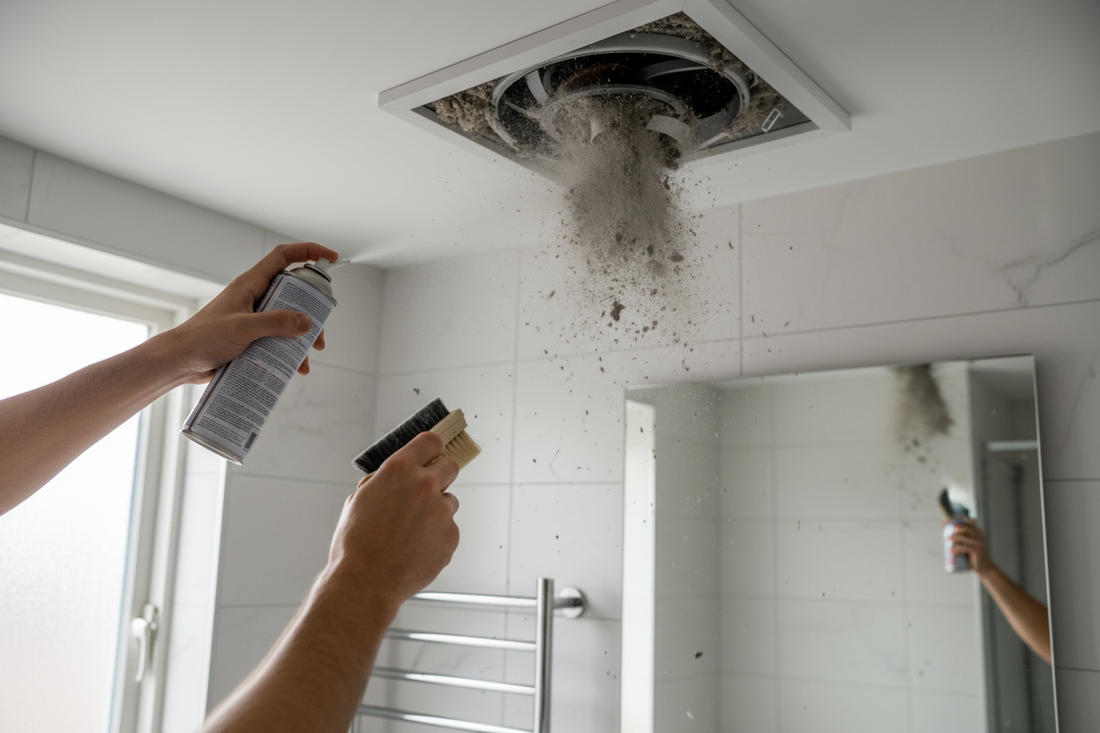 How to Clean Bathroom Exhaust Fan Cover