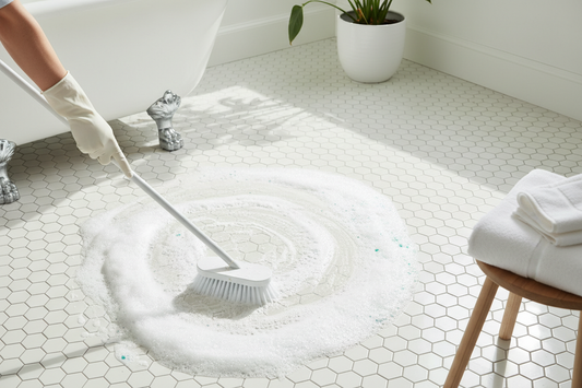 How to Clean Bathroom Floor Tiles