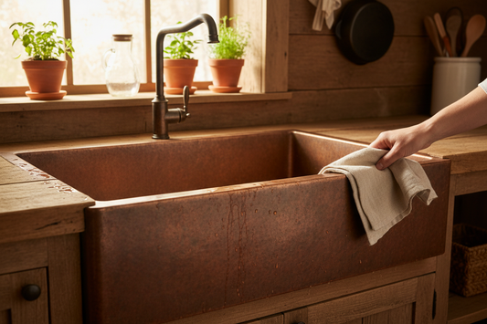 How to Clean Copper Sink