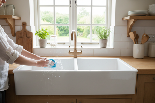 How to Clean Farmhouse Sink
