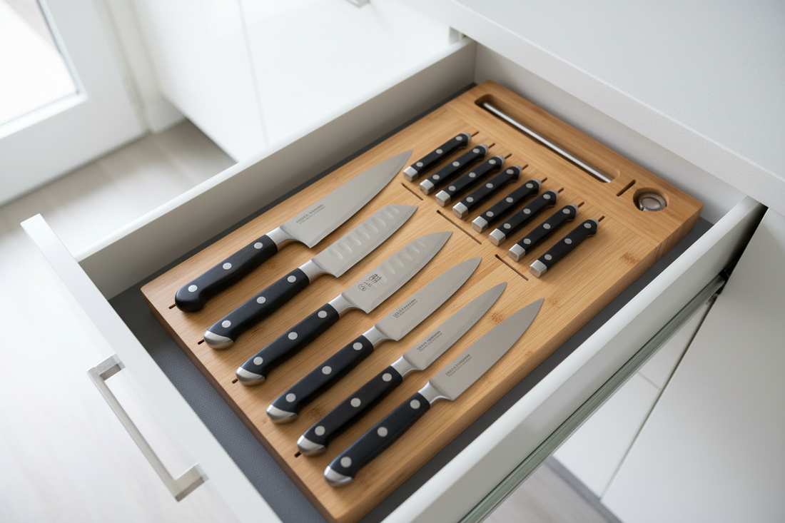 How to Organize Kitchen Knife Drawer