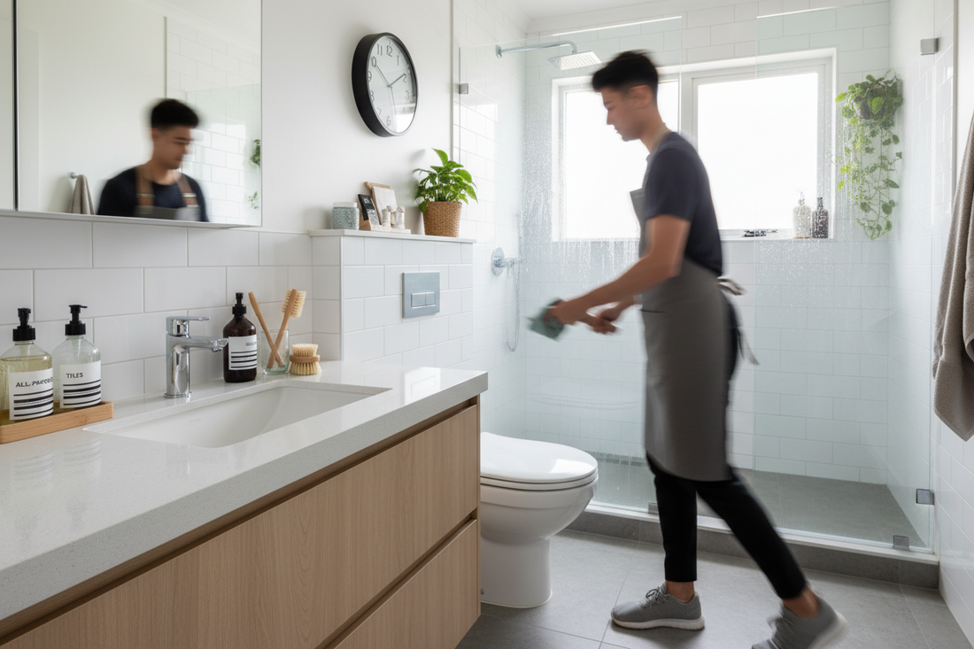 How to Deep Clean Bathroom in One Hour