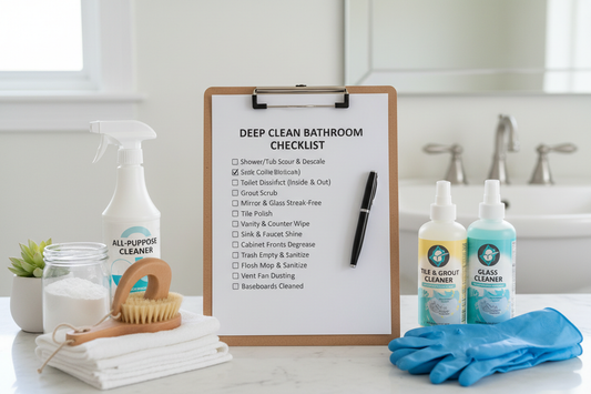 Bathroom Deep Cleaning Checklist