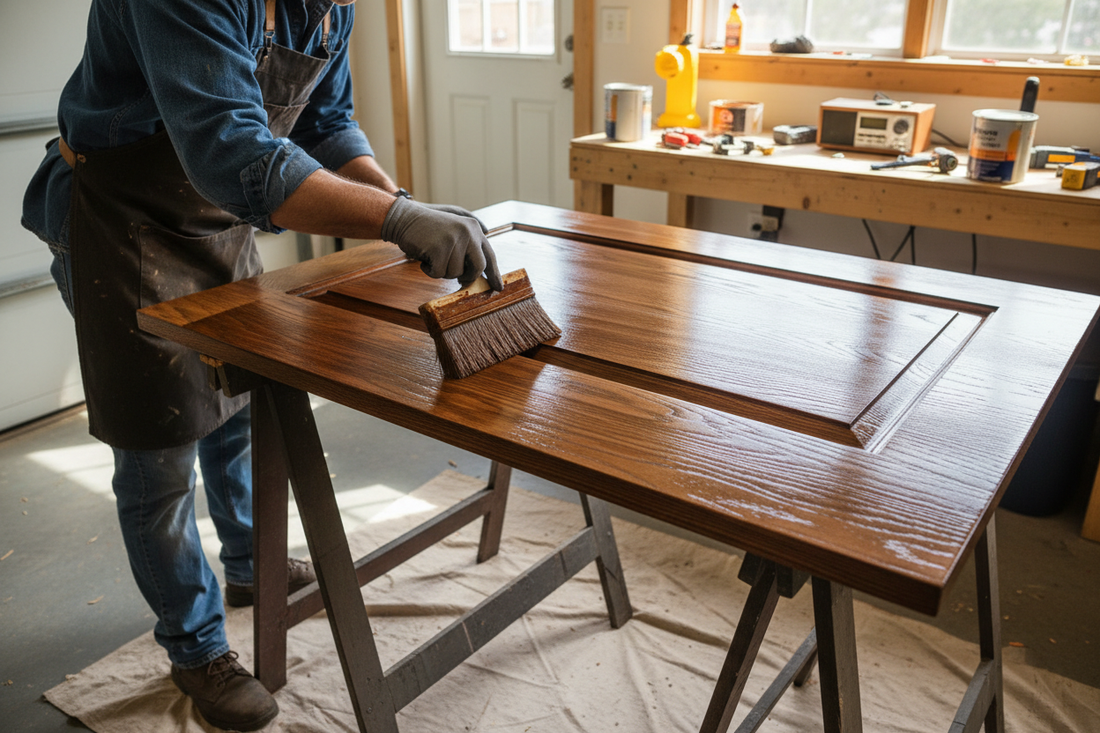 How to Stain a Door Correctly