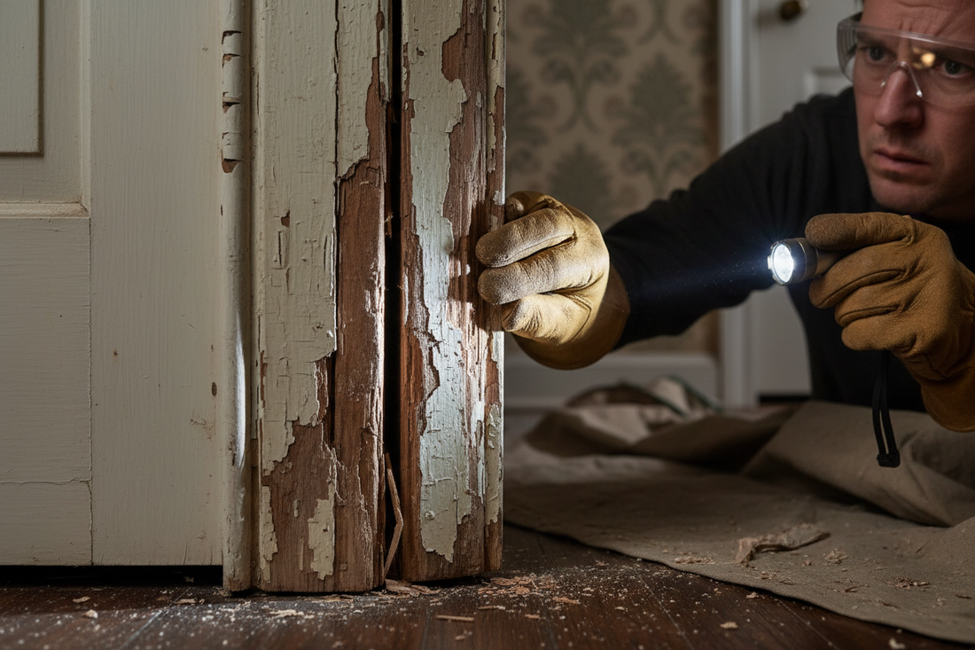 How to Fix a Door Frame That Is Damaged