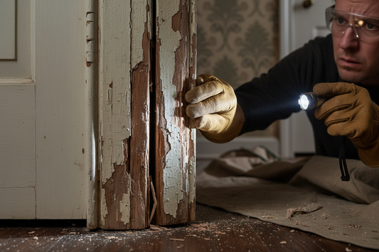 How to Fix a Door Frame That Is Damaged