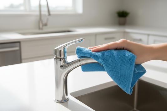 How to Clean Kitchen Faucet Handle
