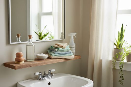 Natural Bathroom Cleaning Routine