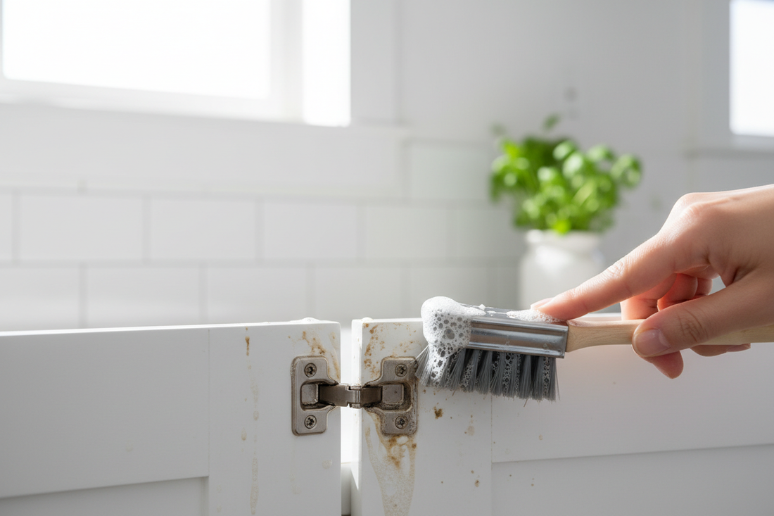 How to Clean Kitchen Cabinet Hinges