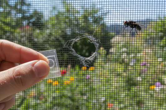 How to Fix a Window Screen That Has a Hole