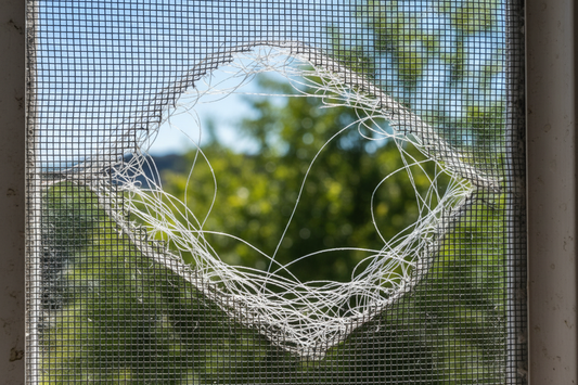 How to Fix a Window Screen That Is Torn