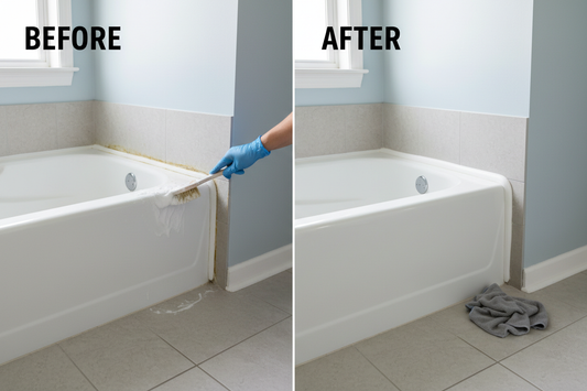 How to Clean Bathroom Caulk