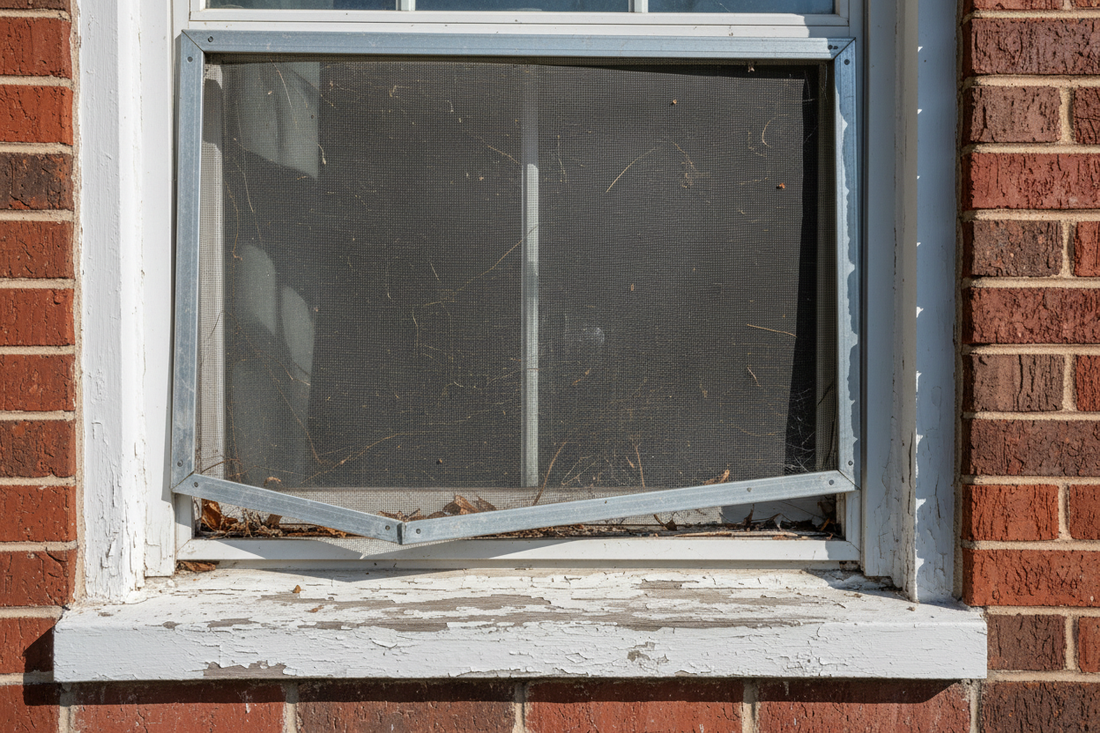 How to Fix a Window Screen That Is Loose