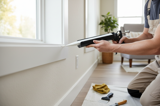 How to Caulk a Window Inside