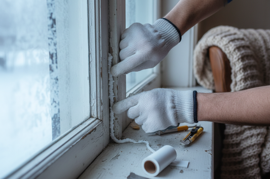 How to Insulate Windows with Rope Caulk