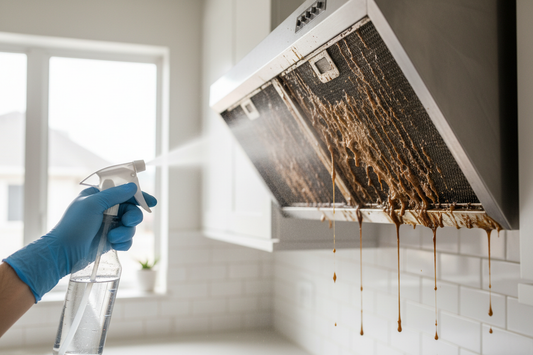 How to Clean Range Hood with Degreaser