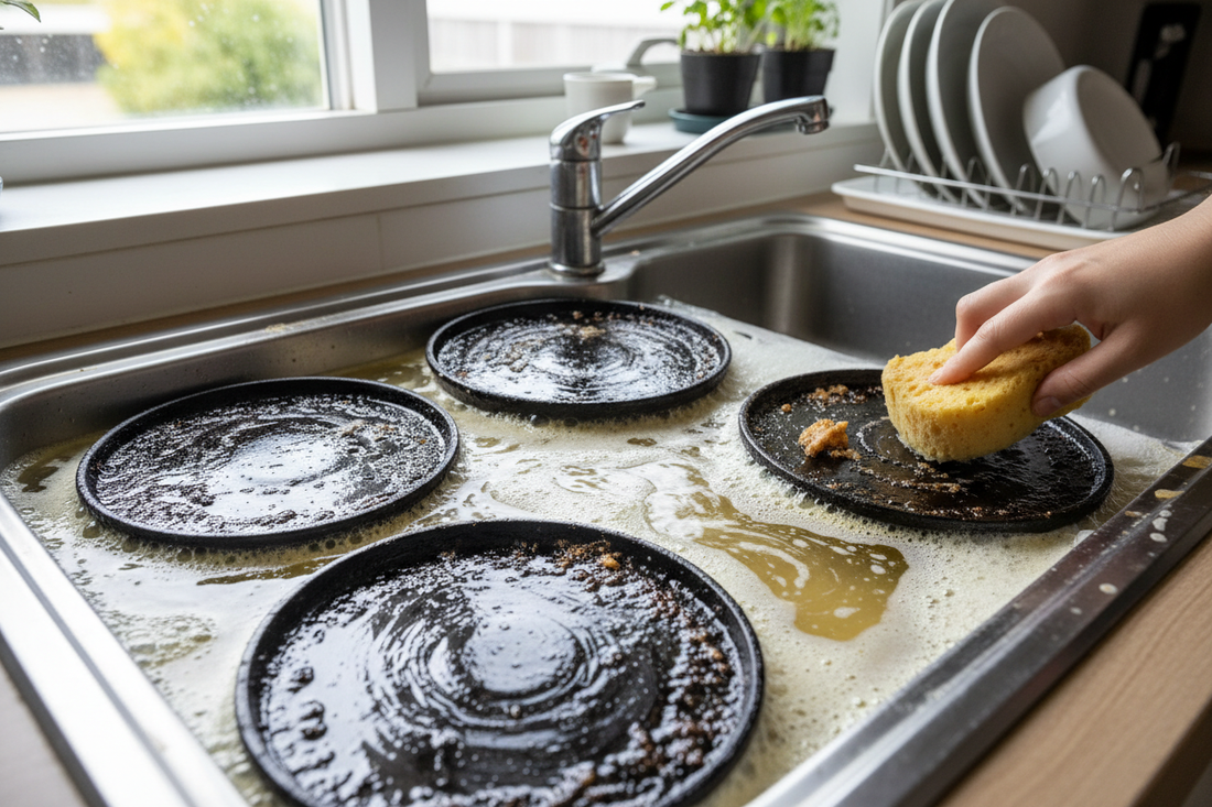 How to Clean Stove Drip Pans