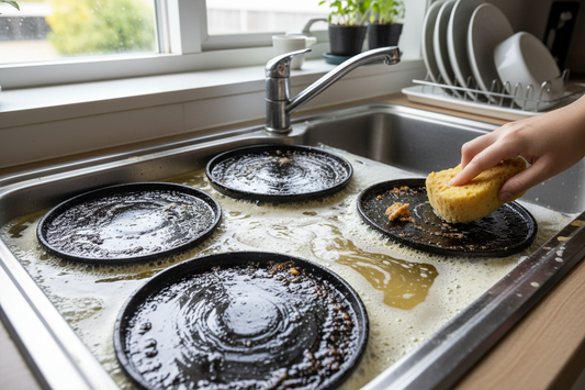 How to Clean Stove Drip Pans