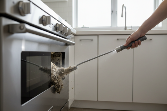 How to Clean Behind Stove