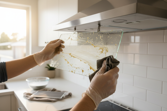 How to Clean Stove Hood Light Cover