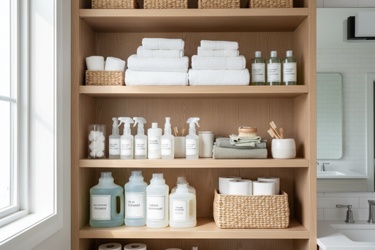 How to Clean a Bathroom Cabinet (Inside, Outside, and Mirrors)
