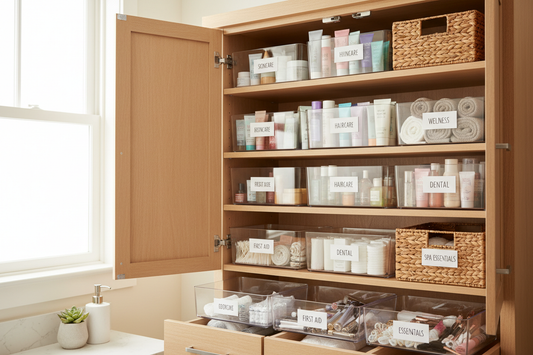 How to Organize a Bathroom Cabinet (Small Space, Maximum Storage)
