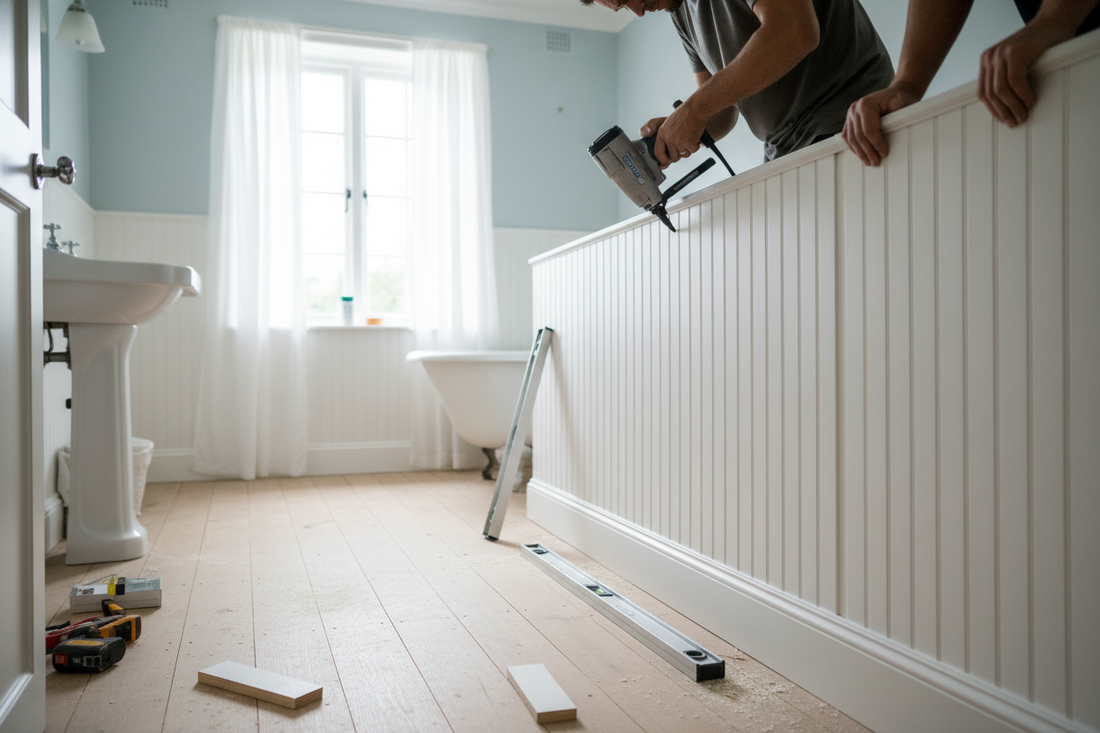 How to Install Beadboard Wall