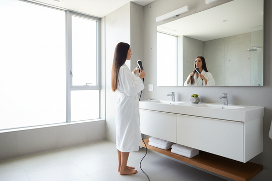 How to Blow Dry Hair Straight