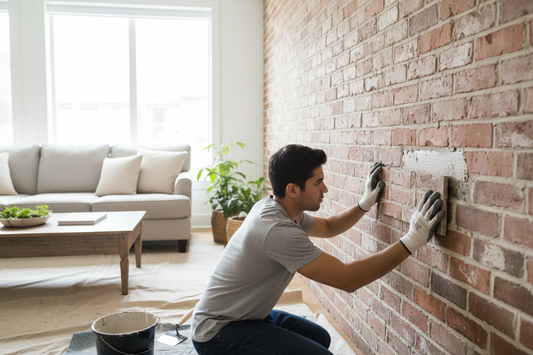 How to Create an Accent Wall with Brick