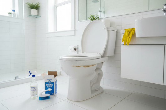 How to Remove Brown Stains from Toilet Bowl